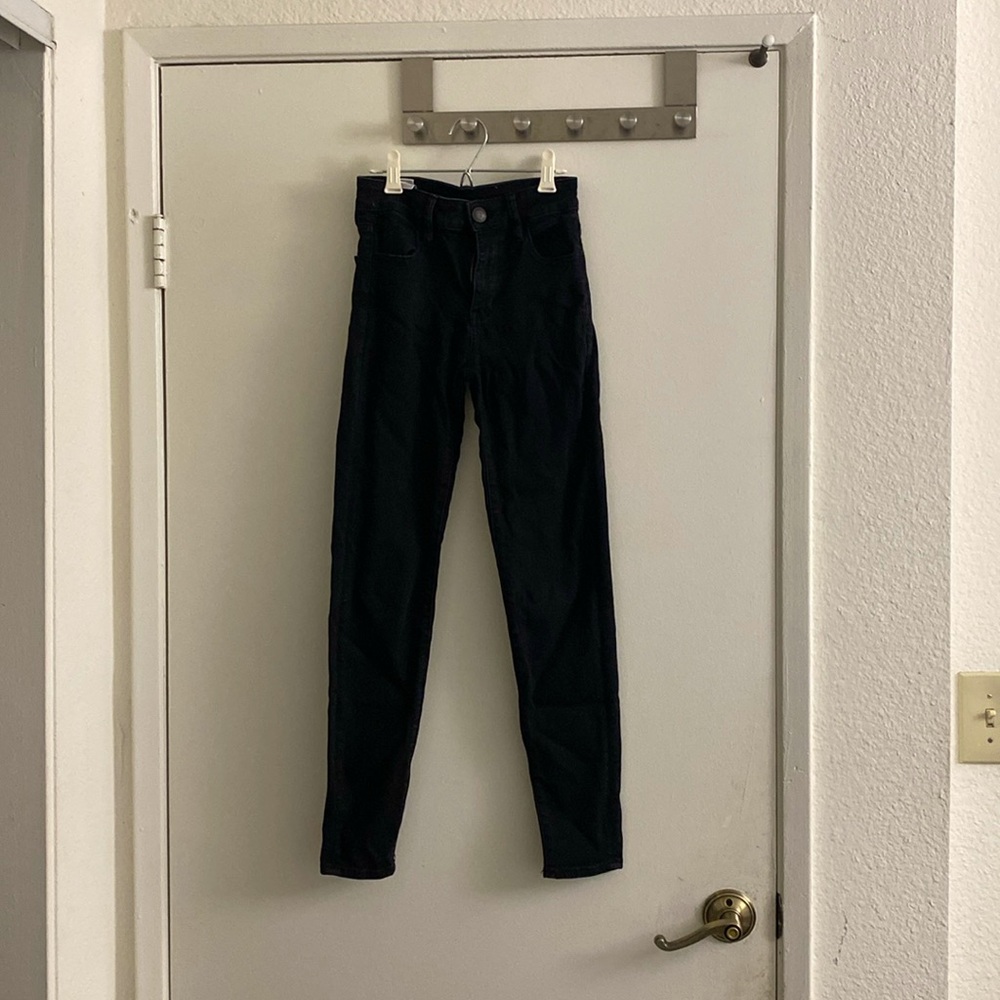 Vintage) American Eagle Next Level Stretch Jean | Black | US 00 Short